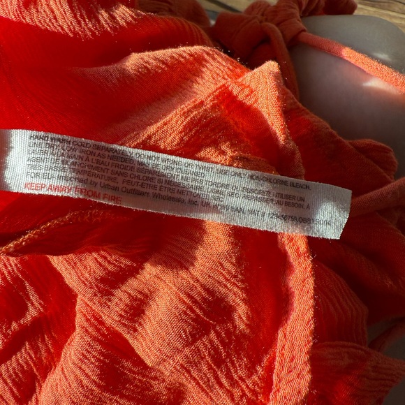 Free People Red Halter Sundress Cocktail - Picture 6 of 6
